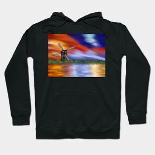 Windmill by the Water Hoodie